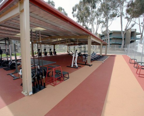 outdoor gym flooring